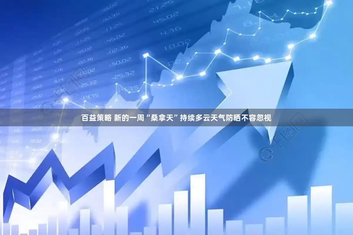 百益策略 新的一周“桑拿天”持续多云天气防晒不容忽视